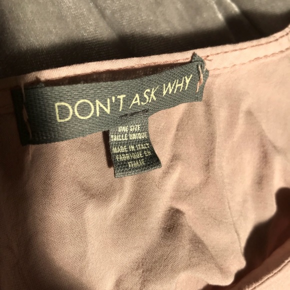 Don’t Ask Why AE mauve flowy crop tank top - Picture 3 of 3